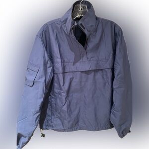GAP Women's Slate Blue Utility Jacket/ pullover anorak
